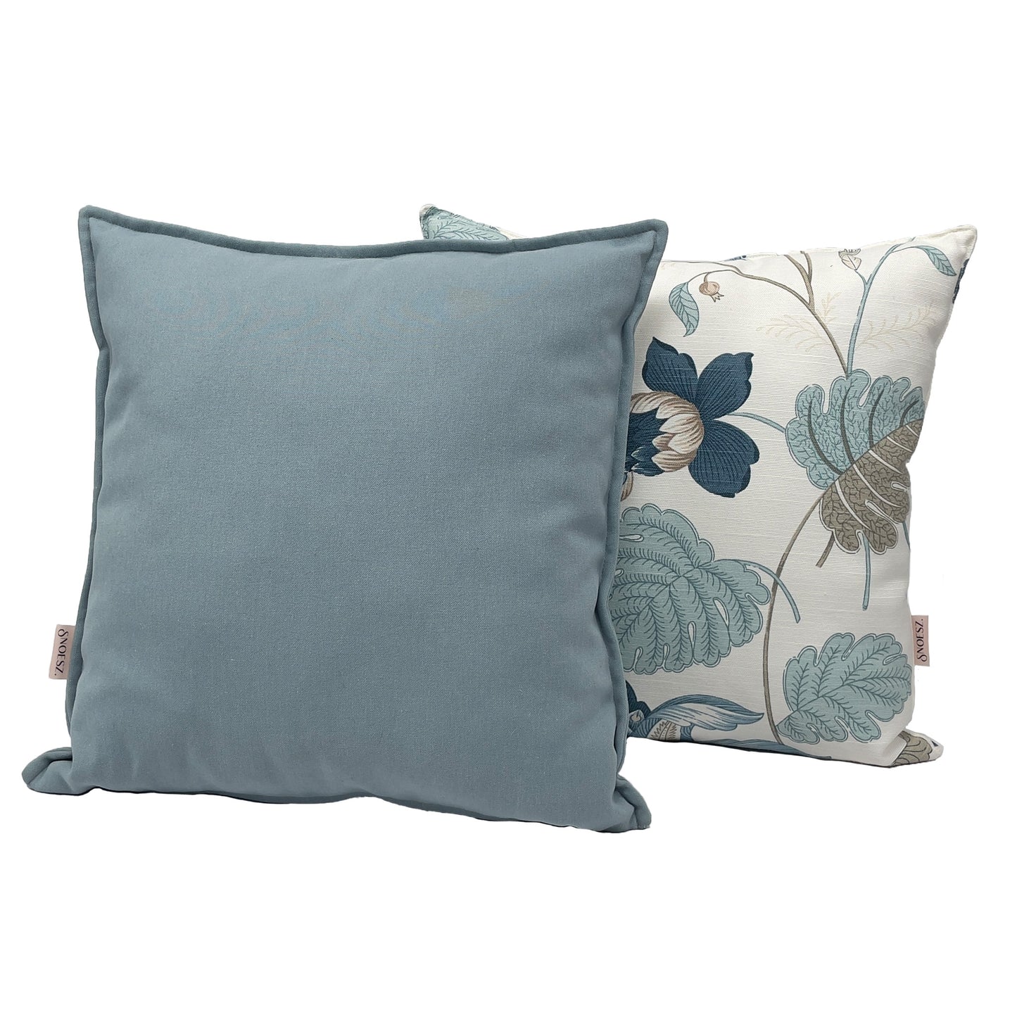 Blauw effen