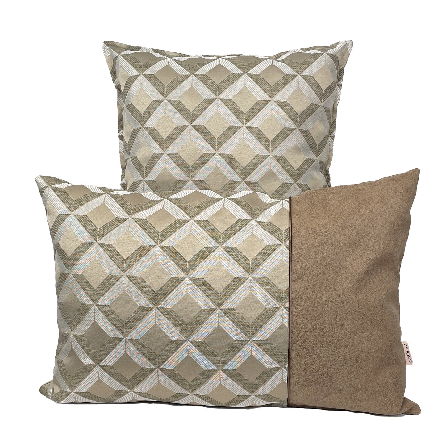 Block/ Leer Beige