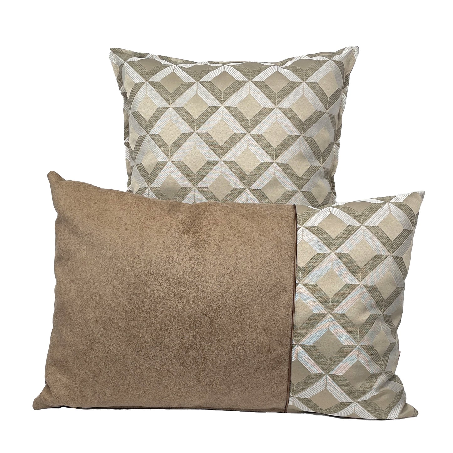 Leer/ Block Beige