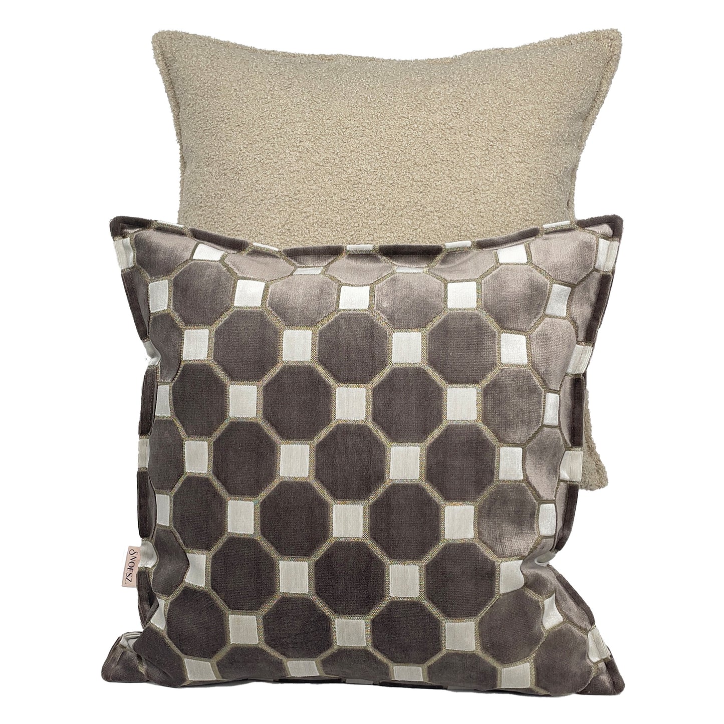 Octagoon patroon beige-creme 1