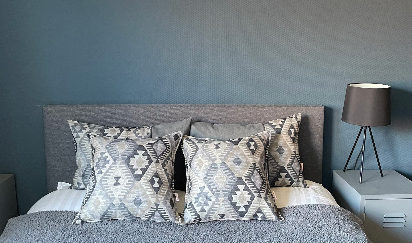 Ruit/ Leer Blauw
