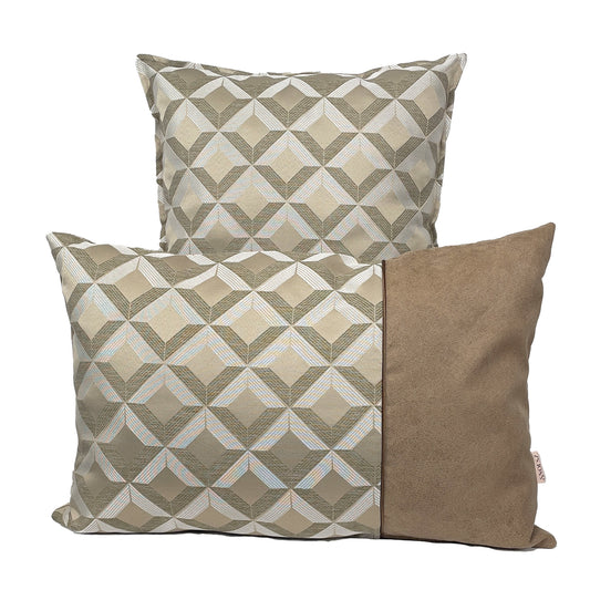 Block/ Leer Beige
