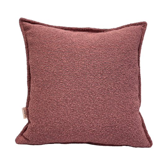 Oud roze bouclé